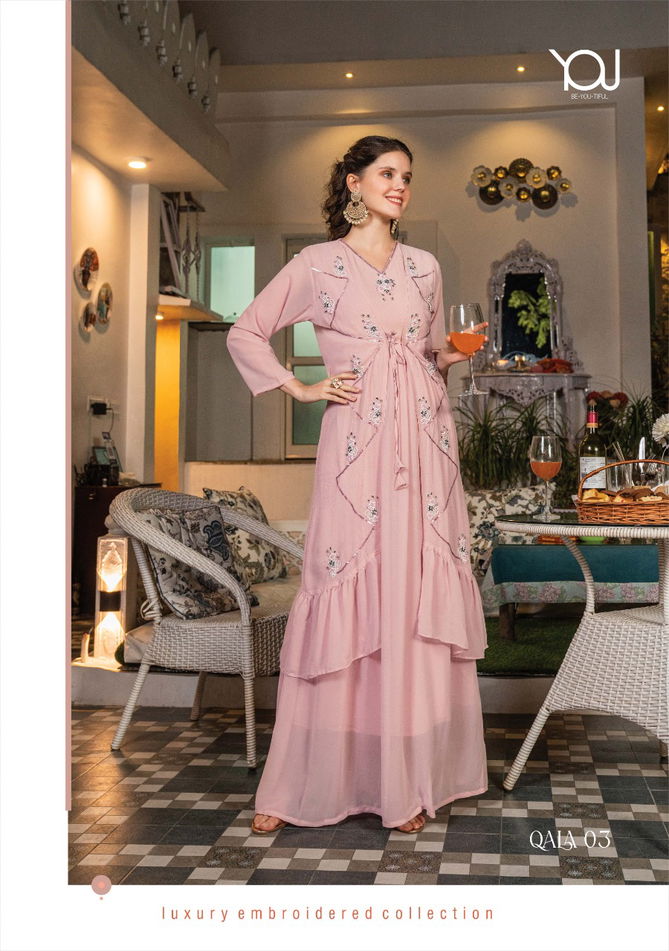 Qala Wana Designer Indo Western Readymade Suits
